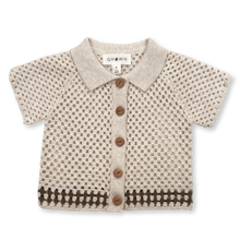Load image into Gallery viewer, Hand Crochet Shirt - Coconut + Mud
